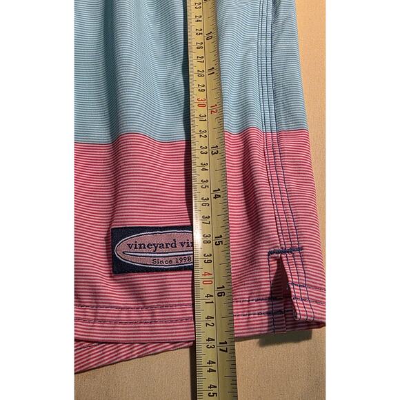 Vineyard Vines Mens‎ Chappy Swim Trunks Multi Color With Pockets Size M - Picture 7 of 7